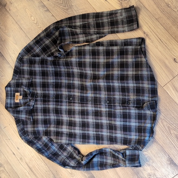 Foundry Plaid flannel shirts, 100% cotton, lot of two, men's LT - Picture 4 of 13